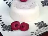 Recette Flans légers lait d'amande coeur framboises