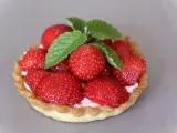 Recette Recette ! tartelettes aux fraises et à la menthe