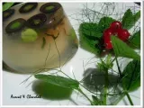 Recette ** aspic aux petits pois, olives, herbes fra ches **