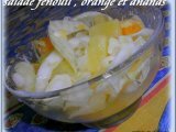 Recette Salade de fenouil, orange et ananas