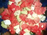 Recette Salade pastèque, feta, et avocats