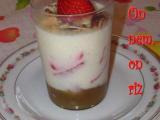 Recette Panna cotta aux fraises et à la rhubarbe