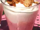 Recette Mousse de mascarpone aux nectarines et amandes caramélisées
