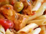 Recette Sauté de veau aux olives et à la coriandre