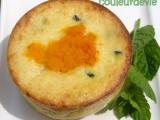 Recette Moelleux courgette-menthe, coeur de carotte