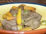 Recette Tajine boeuf carottes aux olives