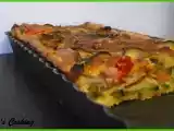 Recette Tarte courgette - 3 poivrons
