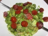 Recette Salade de fèves au chorizo