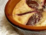 Recette Gâteau hyperprotéiné aux prunes façon clafouti