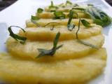 Recette Carpaccio d'ananas au basilic