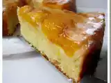 Recette Gâteau d'été pêche-coco