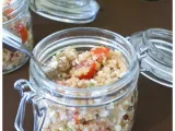 Recette Salade de quinoa, tomates, crabe et feta