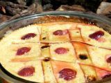 Recette Clafoutis rhubarbe & cerises