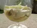 Recette Huitres dans leur gelée d'eau de mer au muscadet, pommes vertes d'huile de noisette