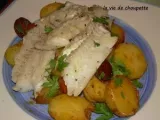 Recette Filets d'eglefin sur pommes de terre nouvelles au chorizo