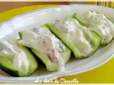 Recette Salade de riz au yaourt sur barquettes de concombre