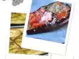 Recette Aubergine farcie à la tomate et parmesan