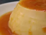 Recette Crème renversée au caramel de rhubarbe
