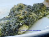 Recette Filet de sole au pesto