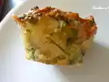 Recette Muffins aux fanes de radis, comte et chèvre