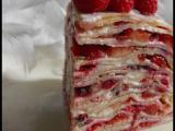 Recette Sensation d'été (gâteau de crêpes au mascarpone & fruits rouges)