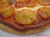 Recette Tarte soufflée au fromage blanc, chocolat et orange