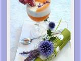 Recette verrine pannacotta melon chèvre à la lavande