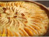 Recette Tarte aux pommes et brugnons