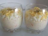 Recette Verrine de crabe mimosa