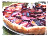Recette Tarte aux prunes noires;un véritable délice!