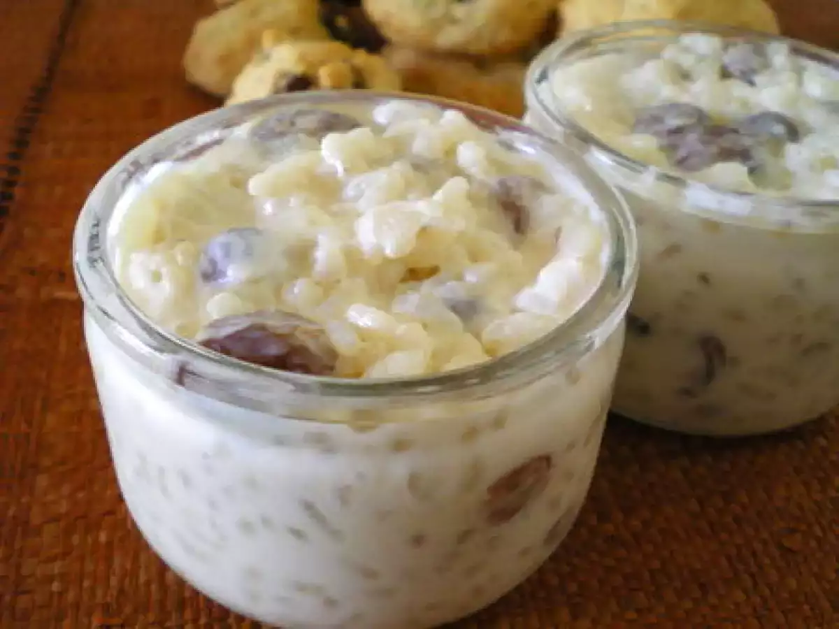 Recette Riz au lait aux saveurs vanillées et aux raisins secs