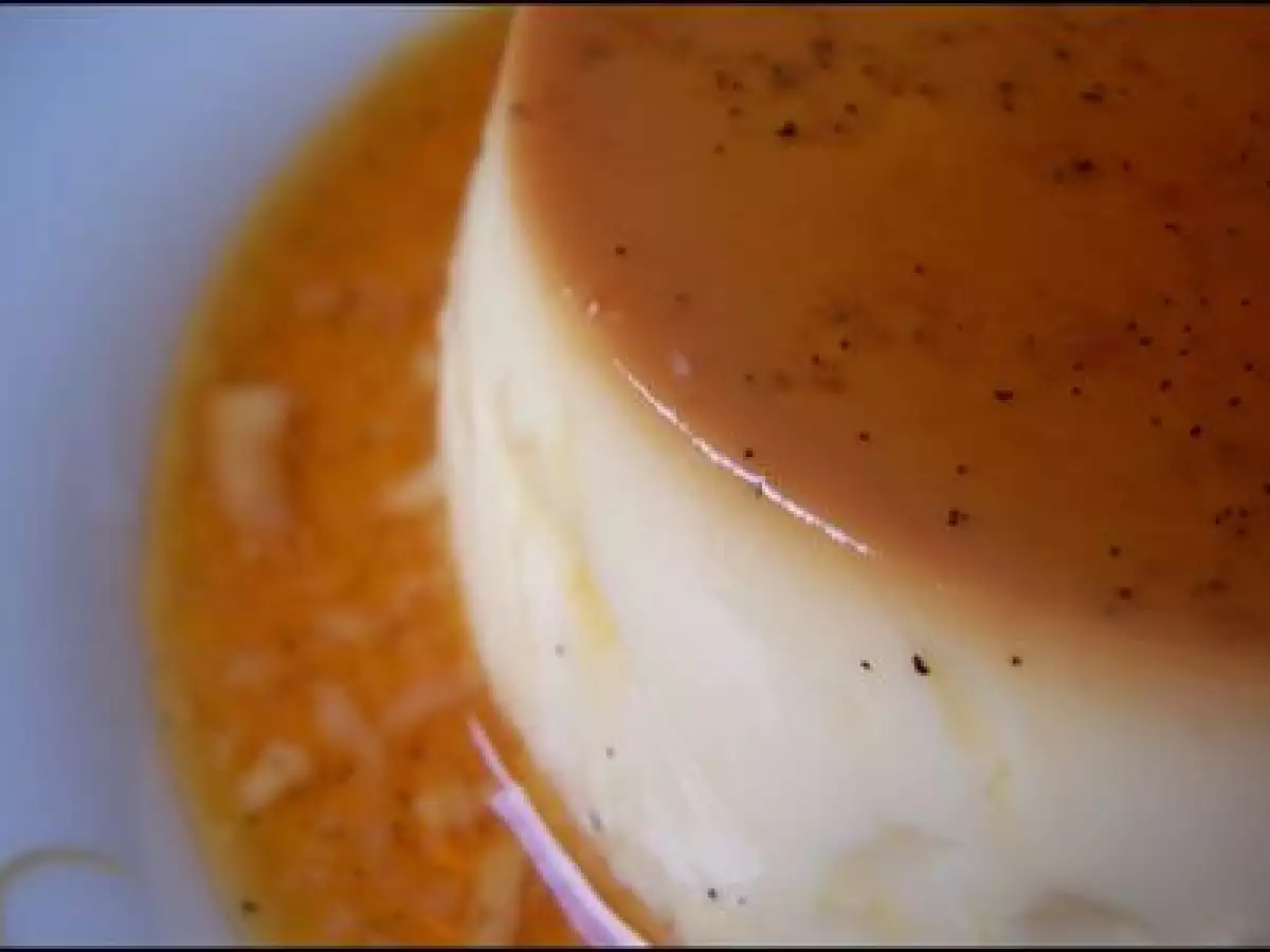 Recette Crème renversée a tomber par terre