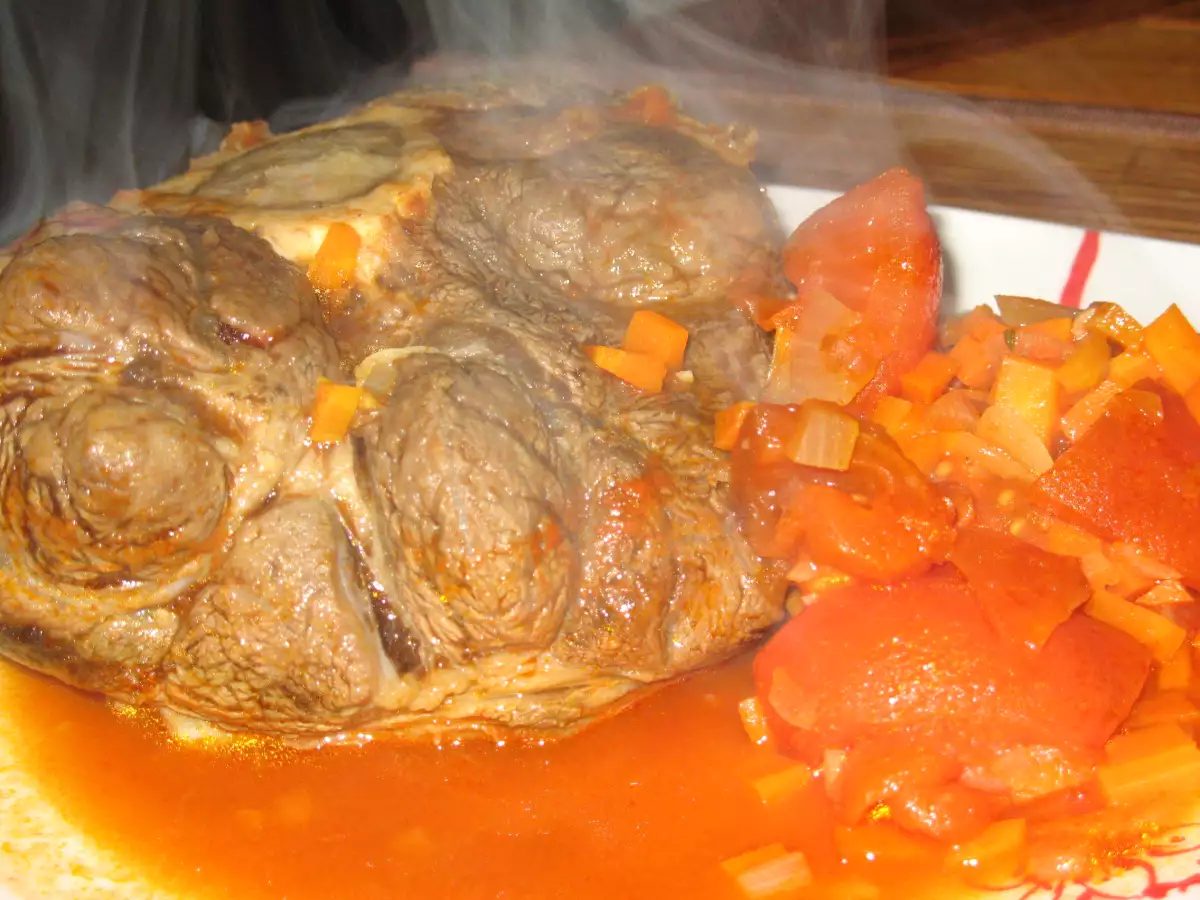 Recette Jarret de bœuf façon osso-buco