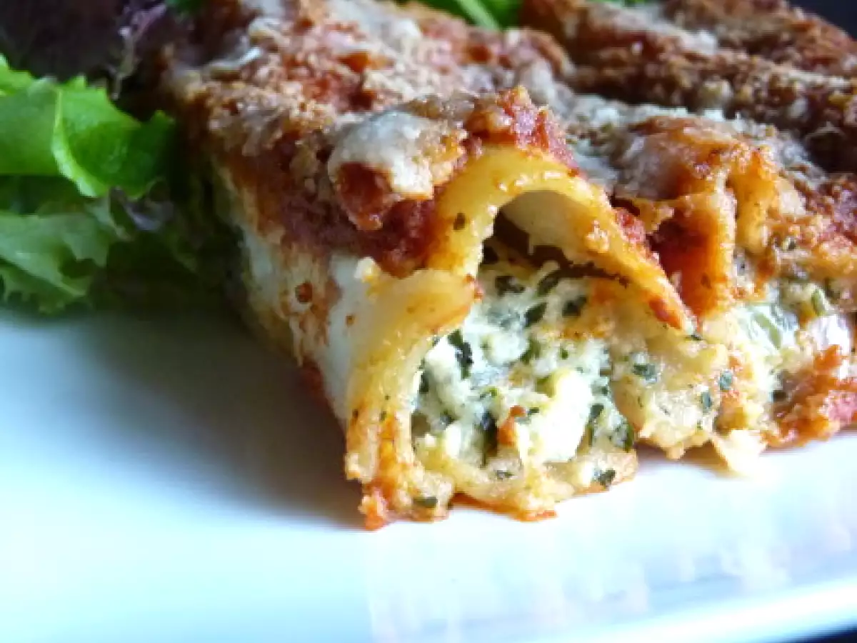 Recette Cannellonis farcis a la brousse