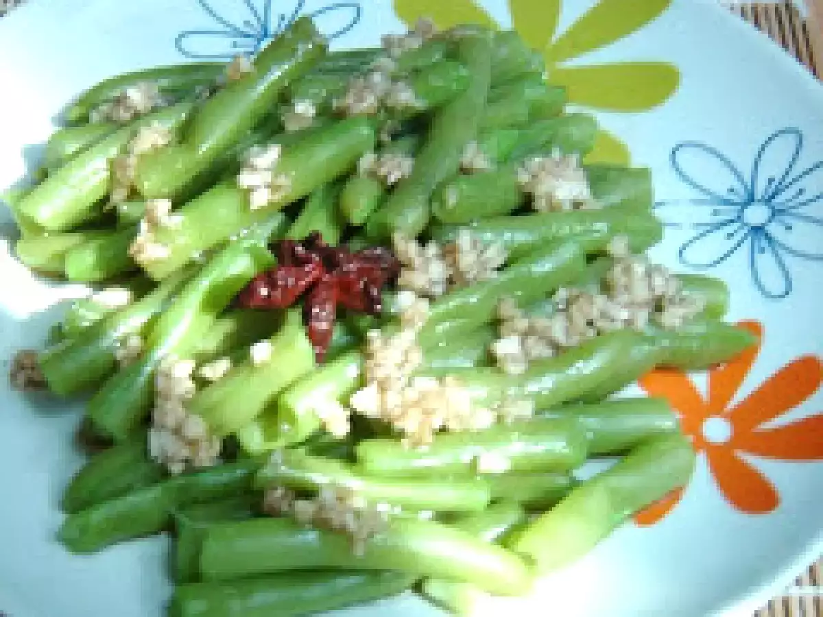 Recette Salade d'haricots verts.