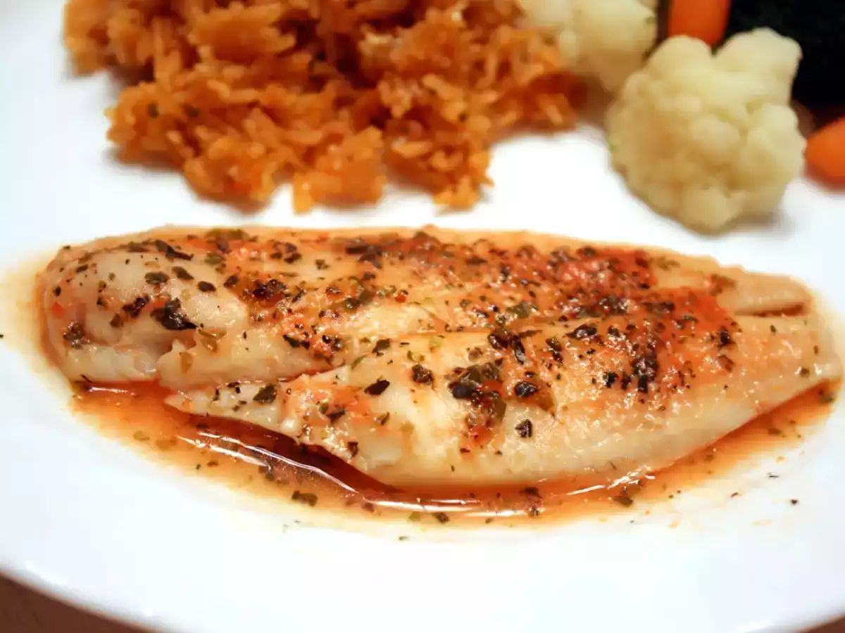 Recette Filets de sole au jus de tomate en papillote