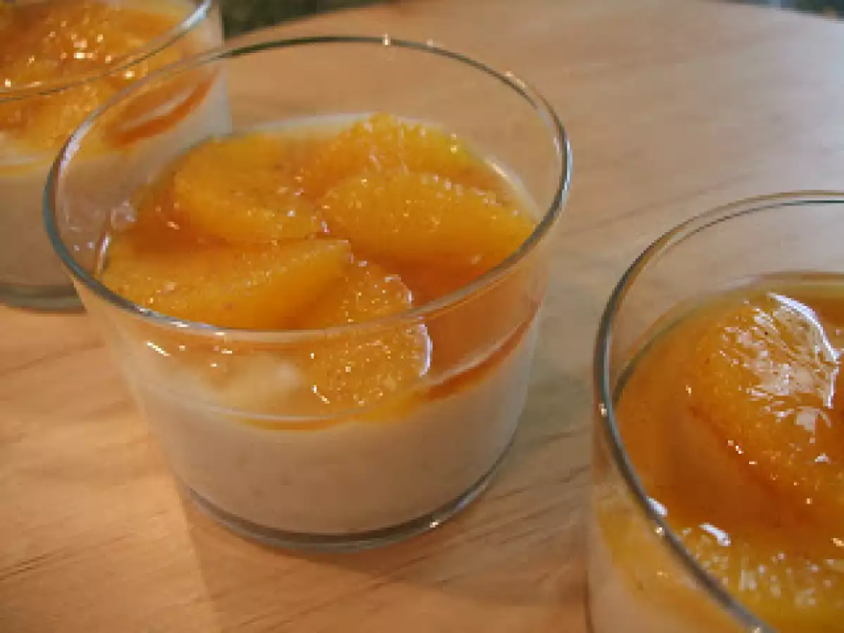 Recette Riz au lait de coco, oranges fraiches et baies de sechouan
