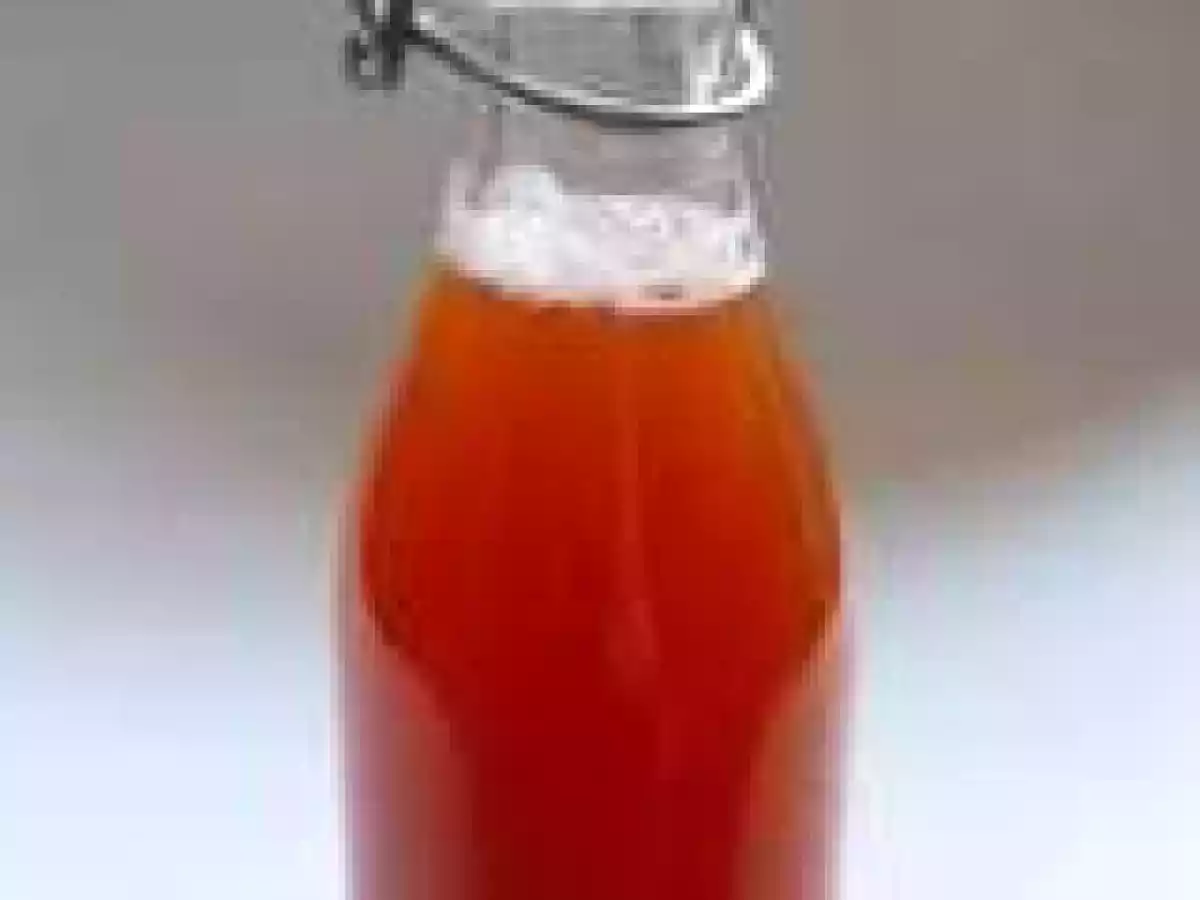 Sirop de rhubarbe, le kir allemand - Rhabarabersirup, der deutsche Kir