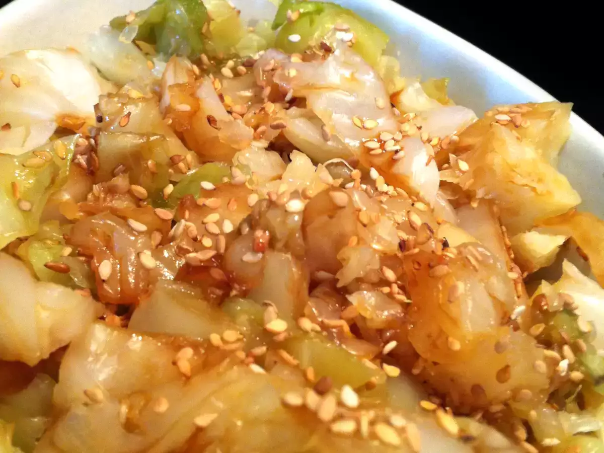 Recette Choux-choux soja sésame !