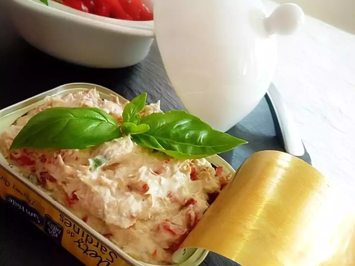 Recette Rillettes de sardines et poivrons grillés