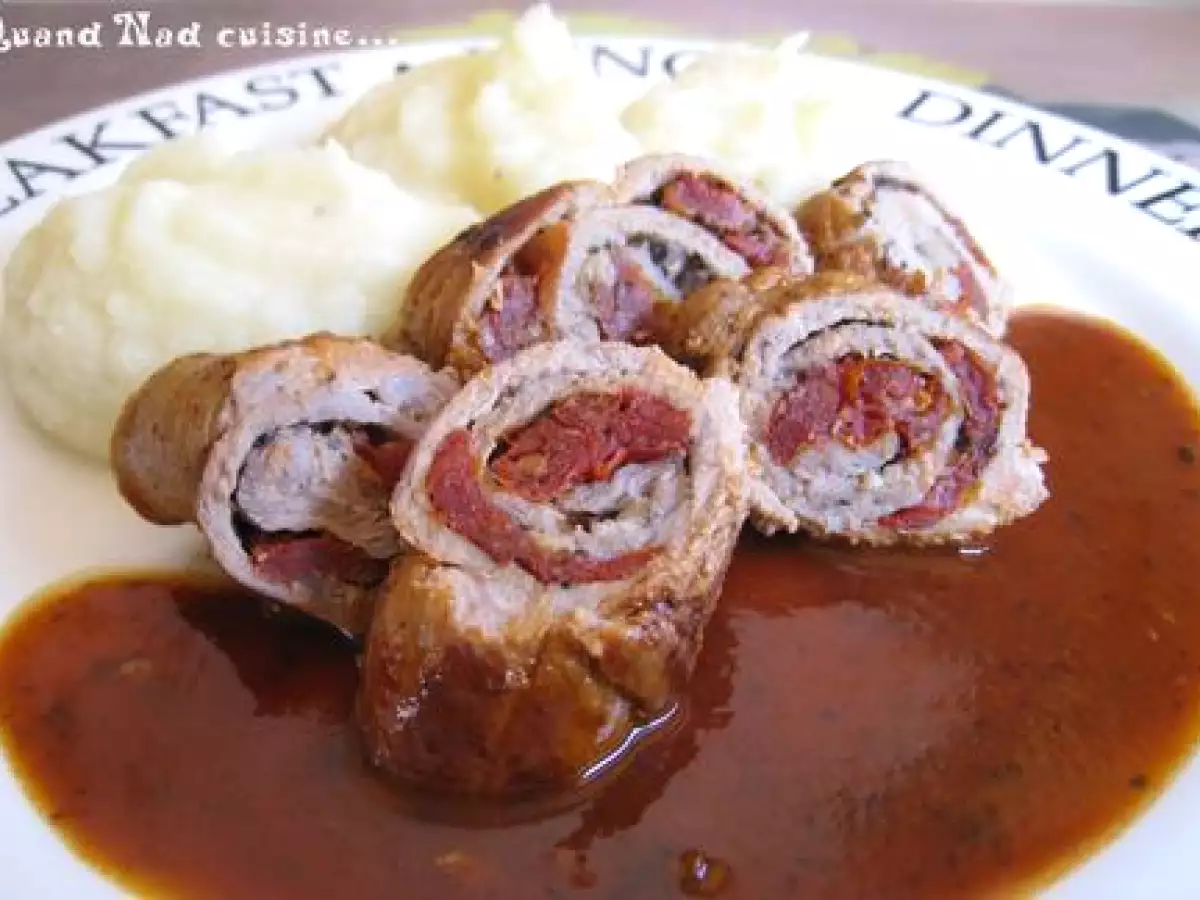 Recette Roulé de veau aux tomates séchées