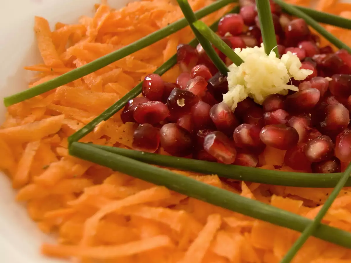 Recette Salade carottes et arilles de grenades