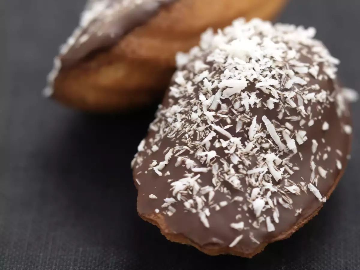Recette Madeleines à la noix de coco et au chocolat