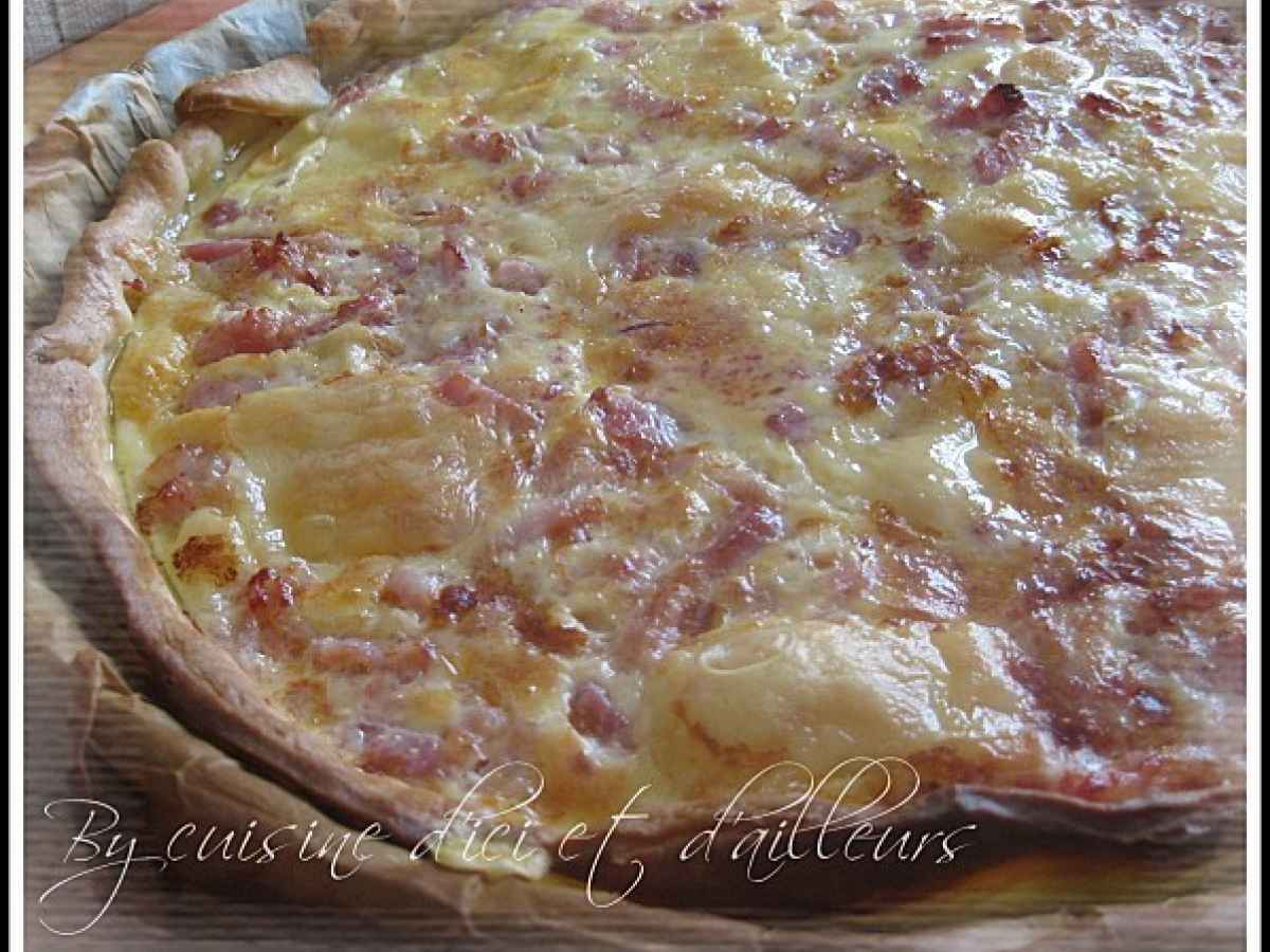 Quiche avec emmental, lardons 2 recettes sur Ptitchef
