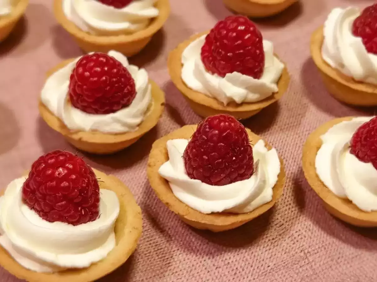 Recette Mini tartelettes à la framboise