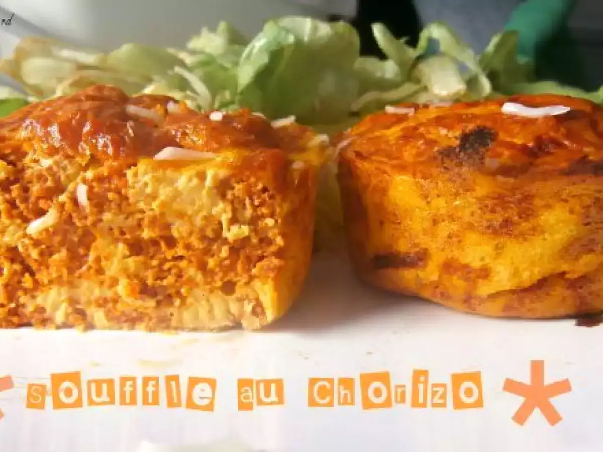Recette Petits soufflés chorizo