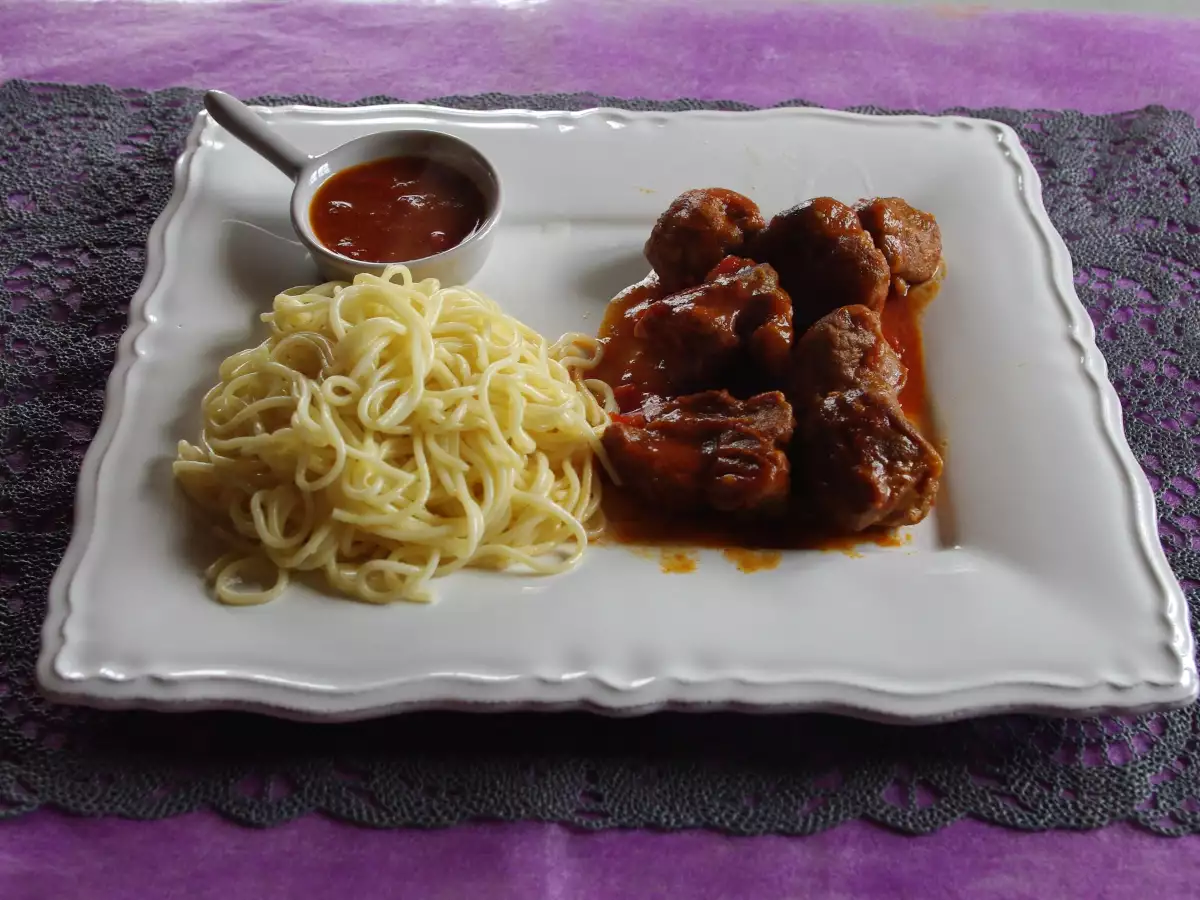 Recette Joue de porc a la sauce pimenton