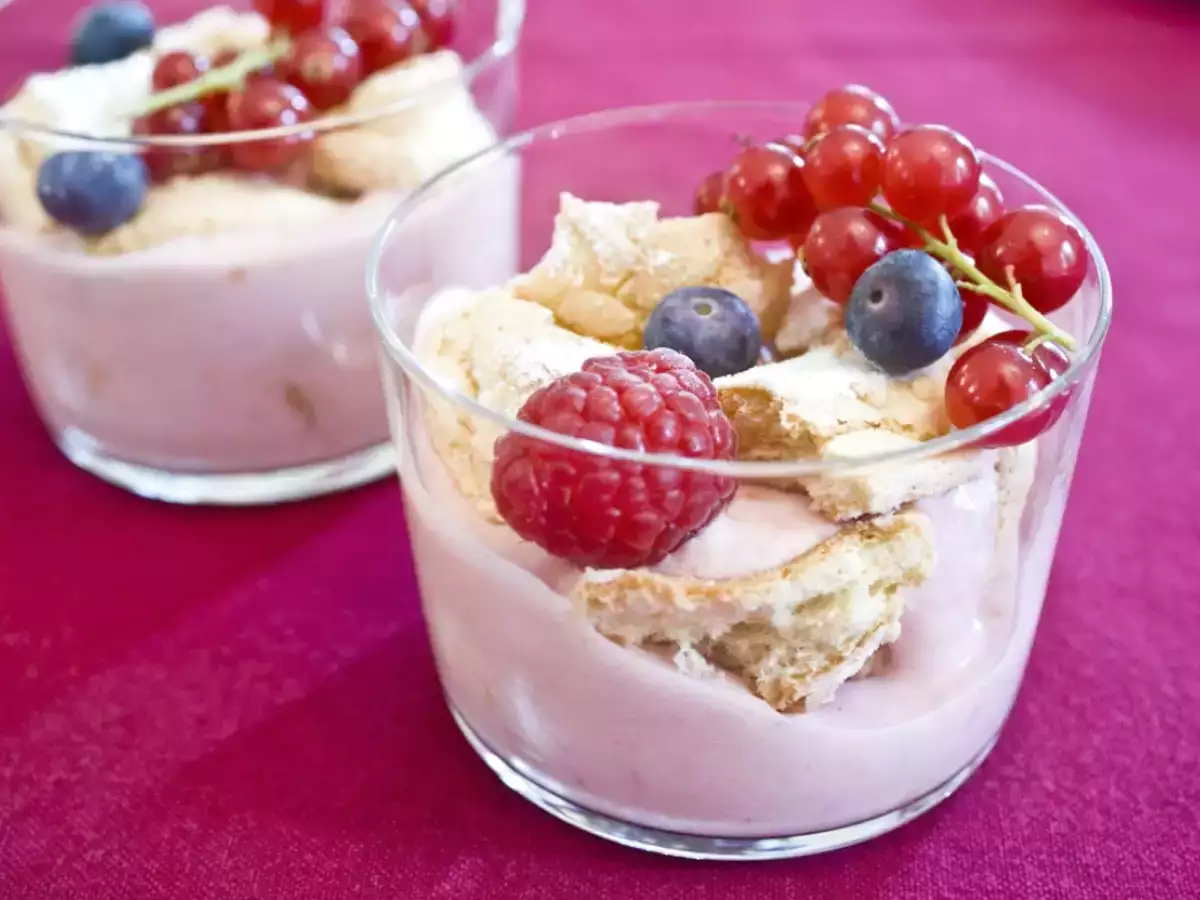 Recette Charlotte aux framboises en verrine