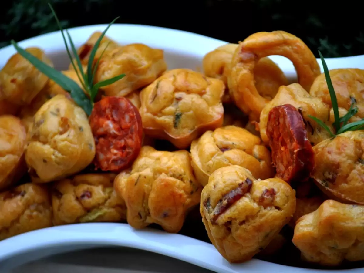 Recette Mini cakes crevettes chorizo
