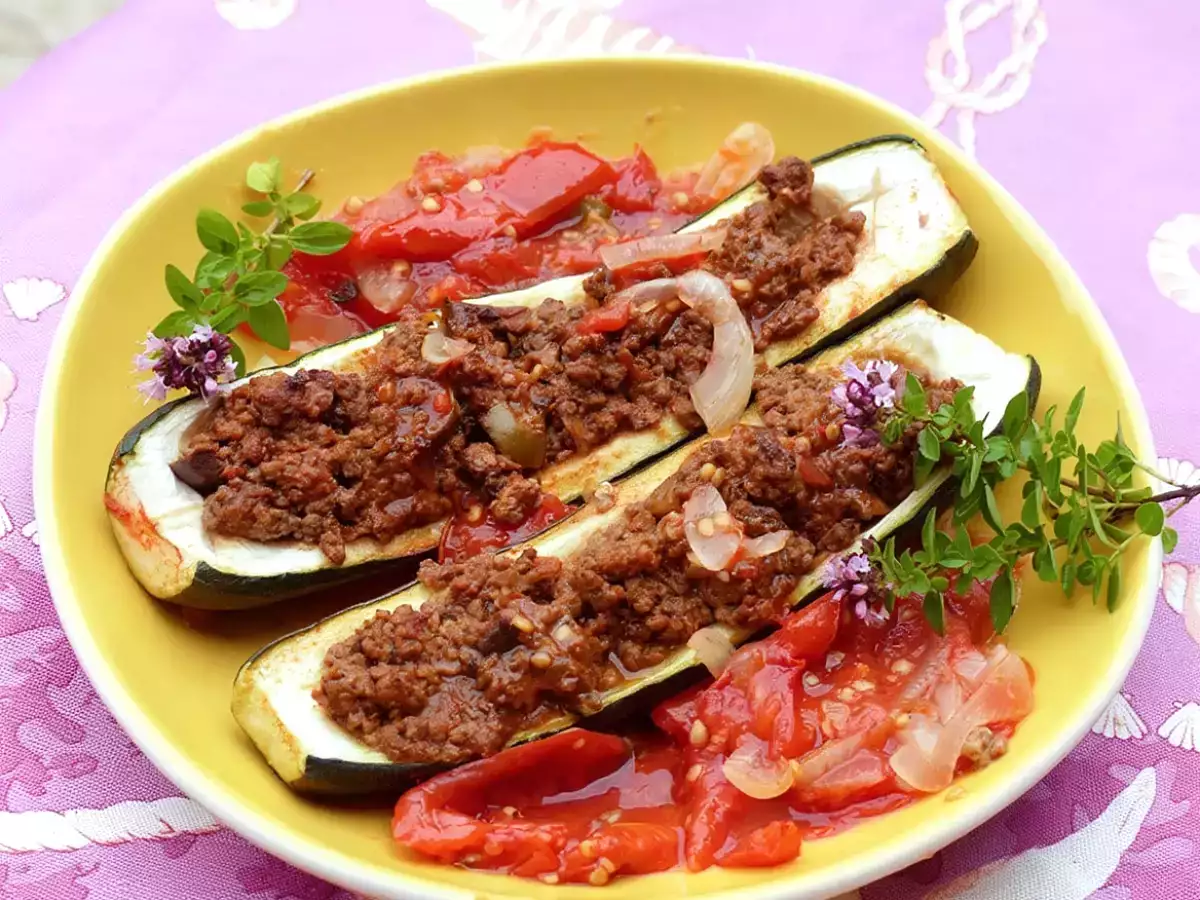 Recette Courgettes façon bolognaise